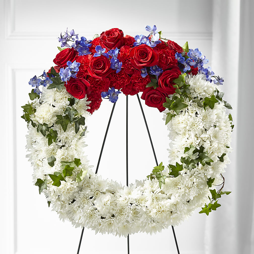 Patriotic Passion Wreath – The Rustic Chicken, Copperas Cove TX