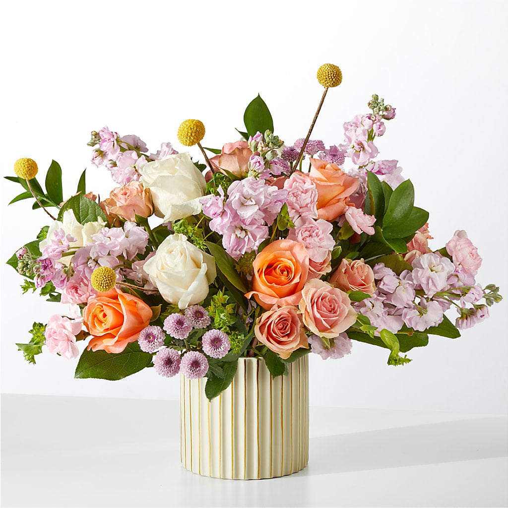 French Market Bouquet with Ivory Vase – The Rustic Chicken, Copperas Cove TX