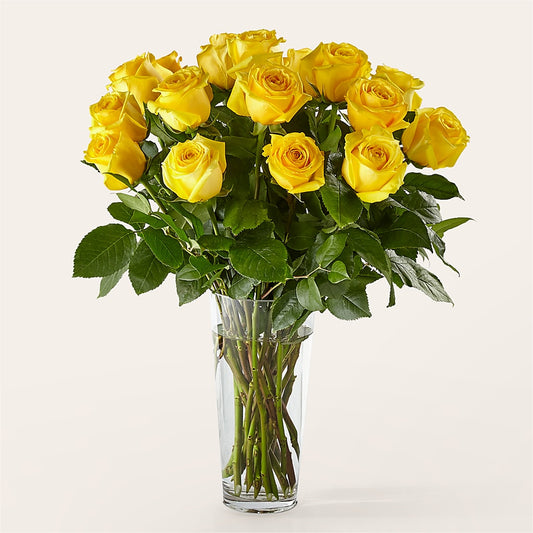 Long Stem Yellow Rose Bouquet –  The Rustic Chicken, Copperas Cove TX