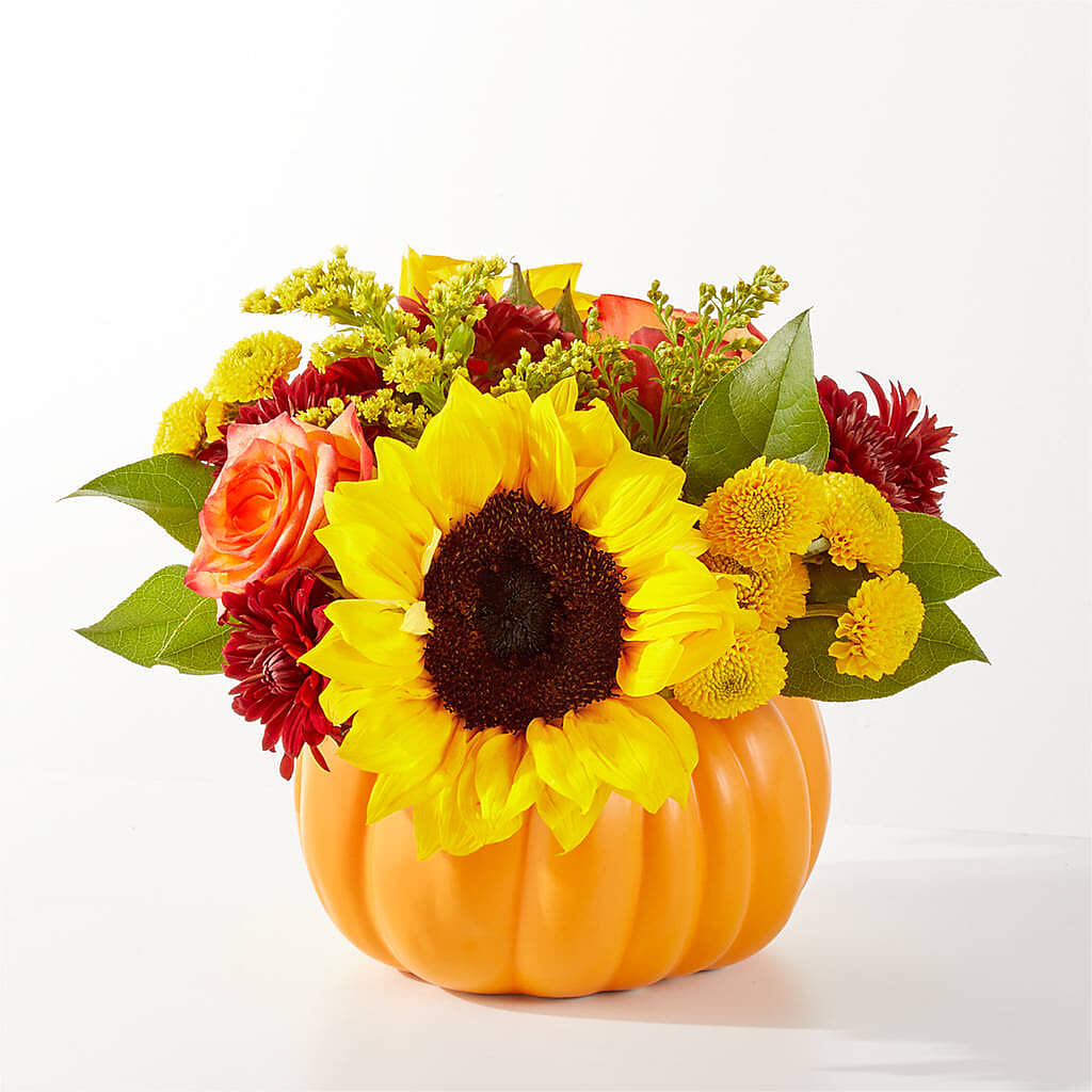 Golden Gourd Pumpkin Bouquet –  The Rustic Chicken, Copperas Cove TX