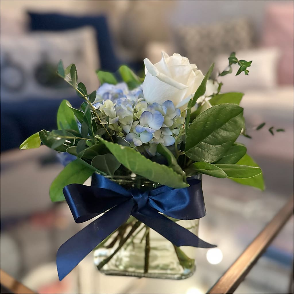 Sky Blue Delight Bouquet –  The Rustic Chicken, Copperas Cove TX