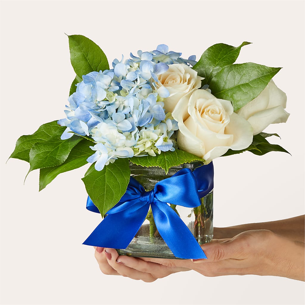 Sky Blue Delight Bouquet –  The Rustic Chicken, Copperas Cove TX