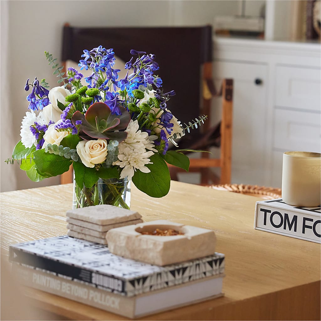 Cerulean Waves Bouquet –  The Rustic Chicken, Copperas Cove TX