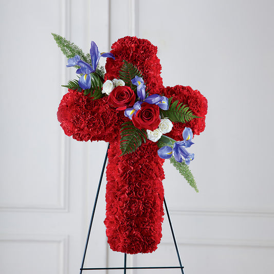 Faithful Hero Floral Cross –  The Rustic Chicken, Copperas Cove TX