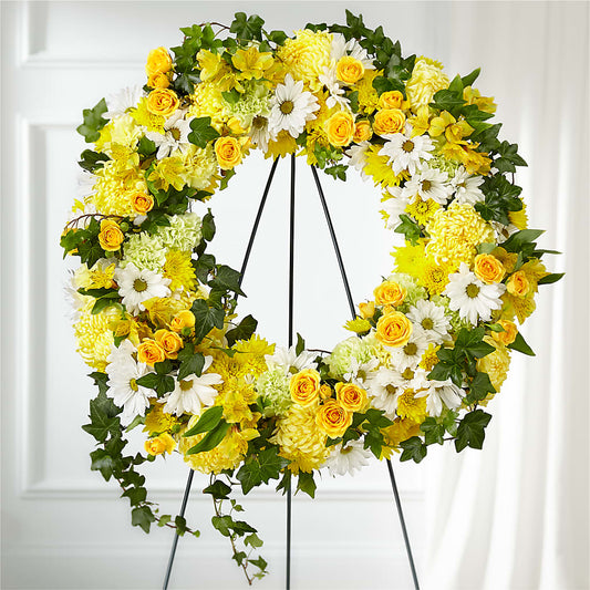 Golden Remembrance Wreath –  The Rustic Chicken, Copperas Cove TX