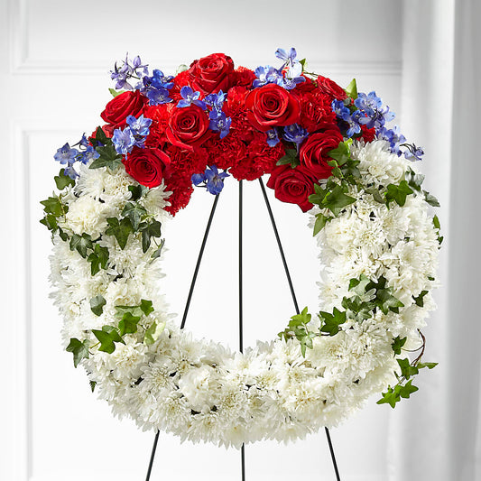 Patriotic Passion Wreath –  The Rustic Chicken, Copperas Cove TX