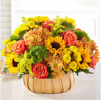 Harvest Sunflower Basket –  The Rustic Chicken, Copperas Cove TX