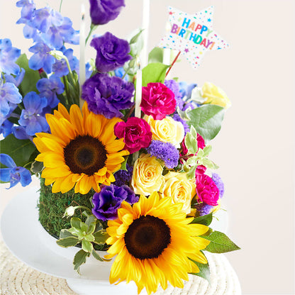 Star of the Day Floral Cake –  The Rustic Chicken, Copperas Cove TX