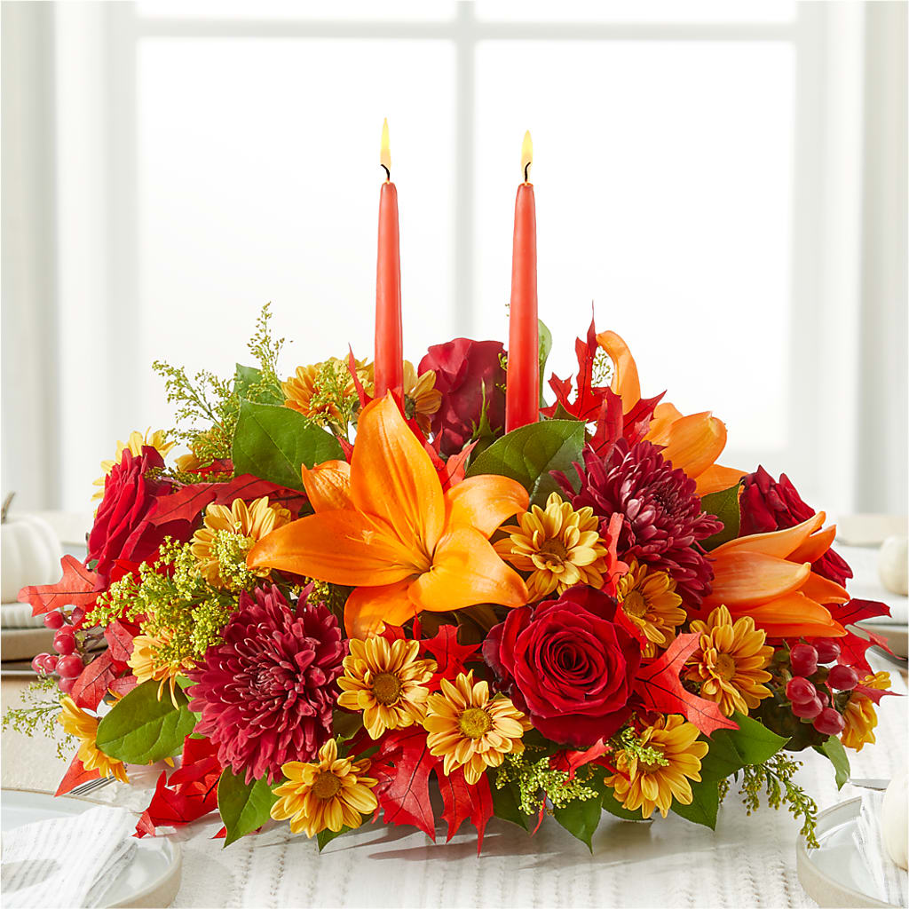 Autumn's Embrace Centerpiece –  The Rustic Chicken, Copperas Cove TX